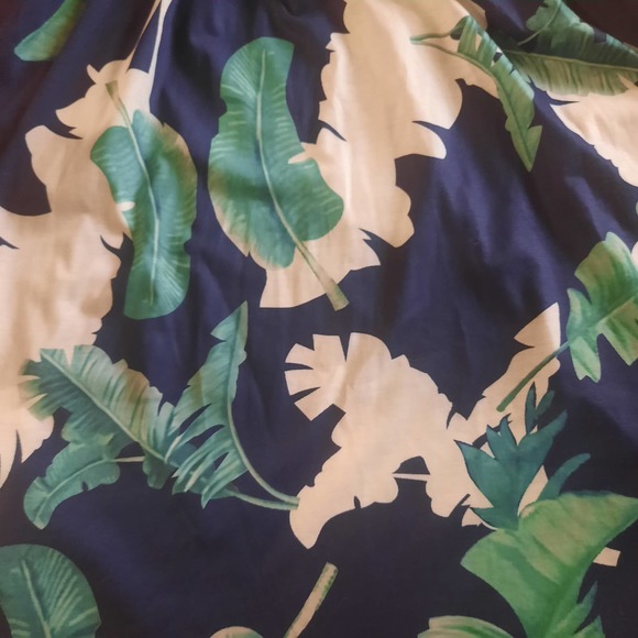 VotePretty Womens V-Neck Spaghetti Strap Tropical Swing Dress Size Large NWT - Picture 4 of 8